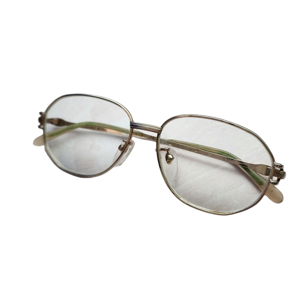 CELINE x VINTAGE 12K Gold Filled Oval Glasses Frames style 8560‎